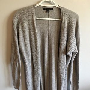 Tahari women’s open wrap sweater gray